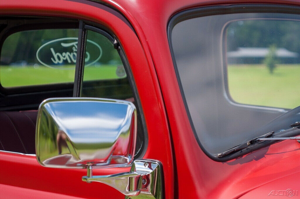 1950 Burgundy Ford F3 Pickup Truck