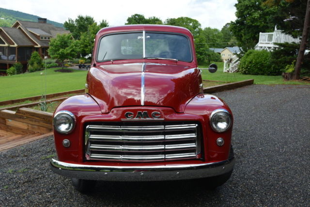 1951 Red GMC 1/2 Ton Pickup --