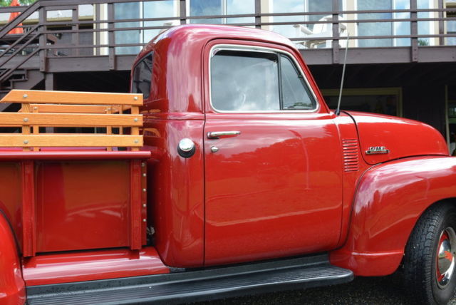 1951 Red GMC 1/2 Ton Pickup --