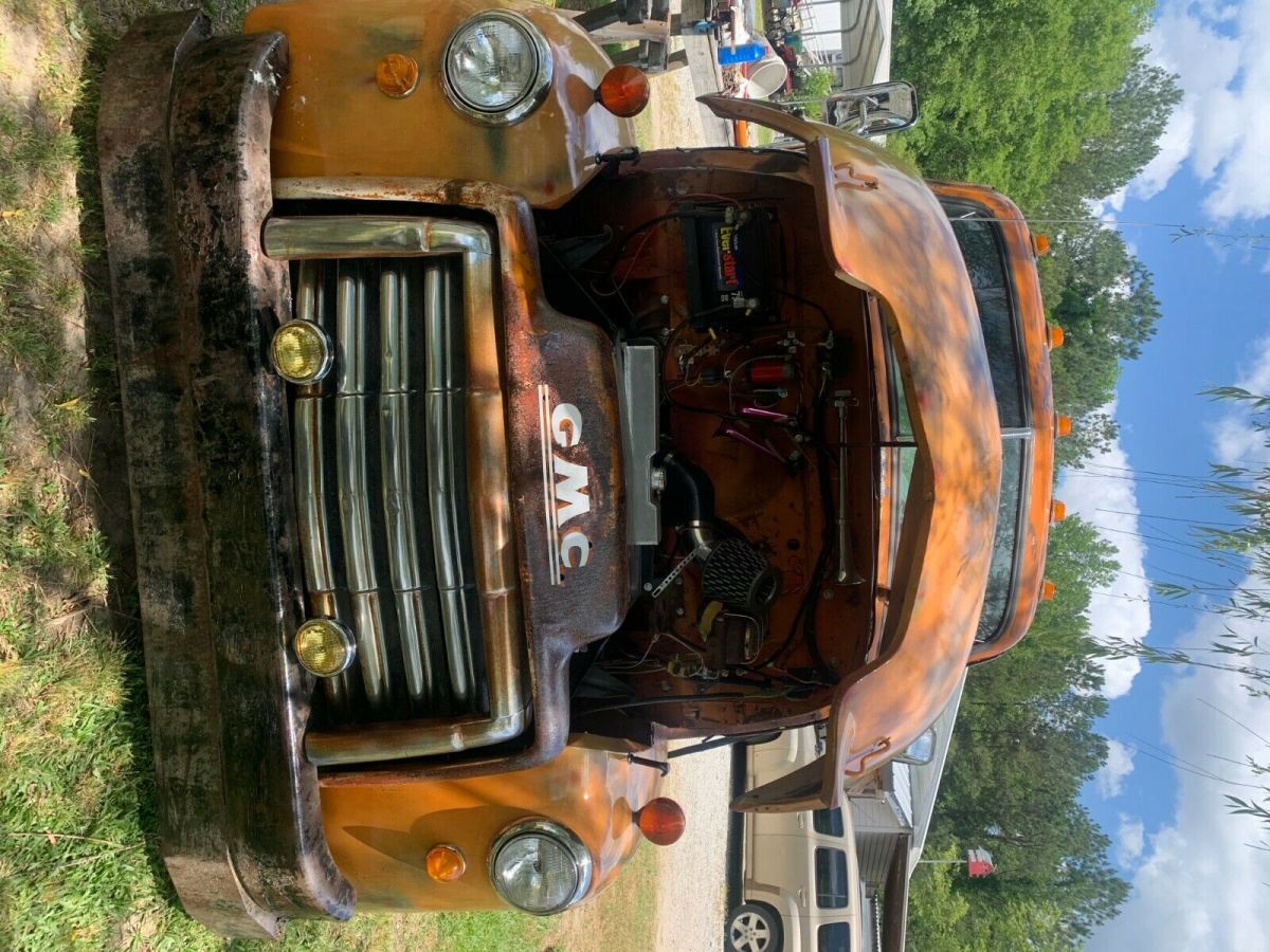1950 Orange GMC Truck Cab & Chassis