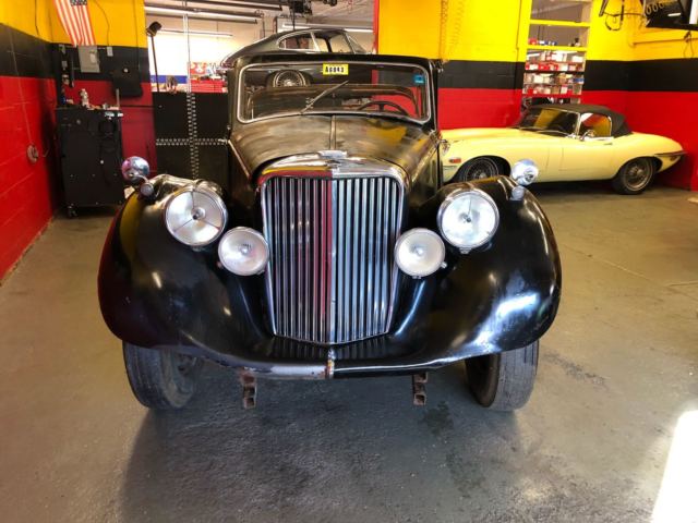 1950 Black Jaguar Mark V Convertible