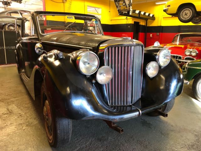 1950 Black Jaguar Mark V Convertible