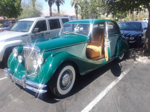 1950 Green Jaguar Mark V Sedan