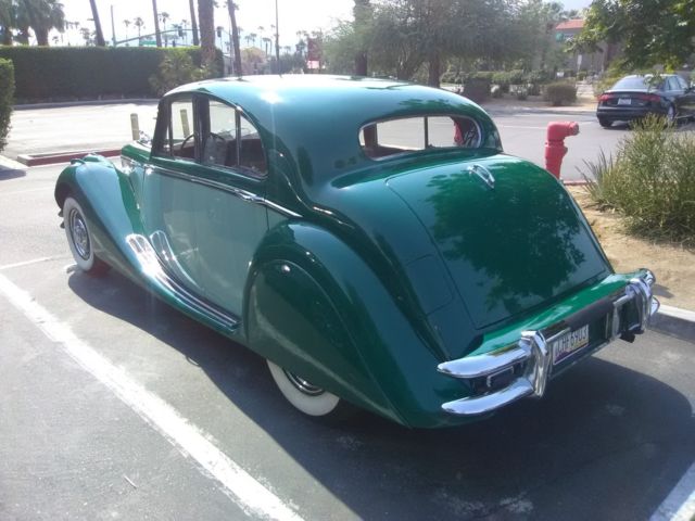 1950 Green Jaguar Mark V Sedan