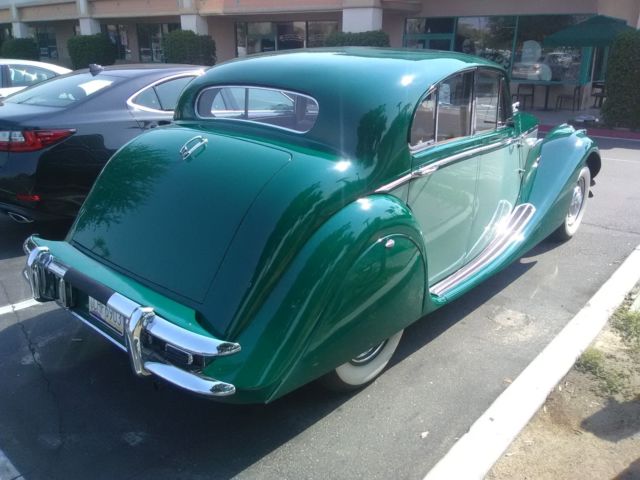 1950 Green Jaguar Mark V Sedan
