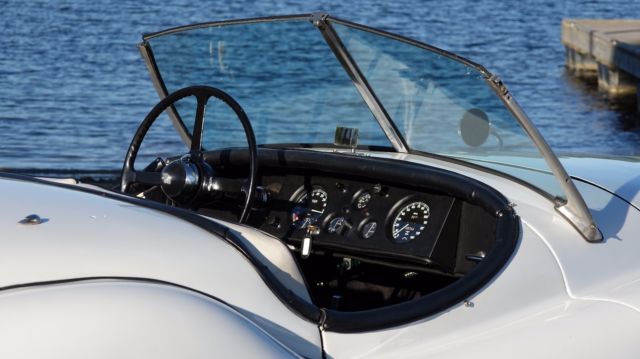 1950 White Jaguar XK U/K