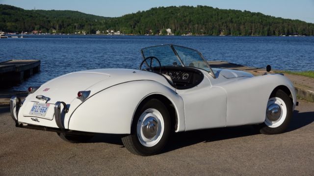 1950 White Jaguar XK U/K