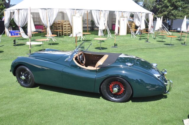 1950 Green Jaguar XK Convertible
