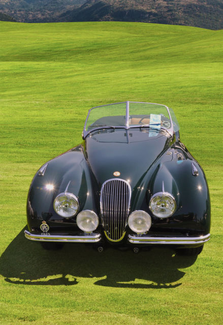 1950 Green Jaguar XK Convertible