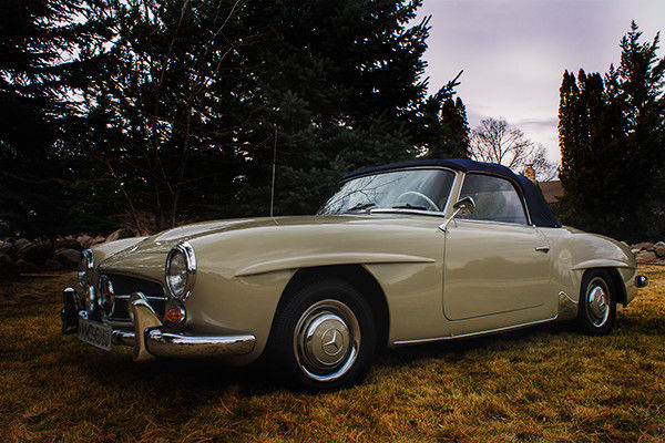 1960 Beige Mercedes-Benz 190-Series Convertible