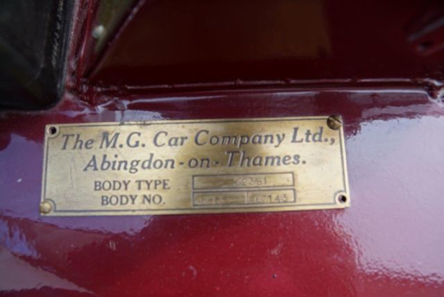 1950 MG T-Series U/K