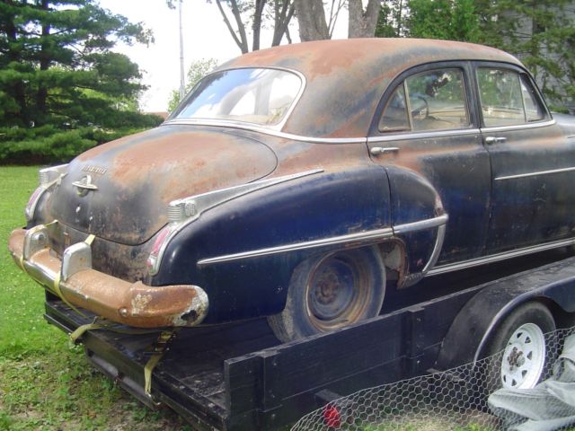 1950 Black Oldsmobile Eighty-Eight four door