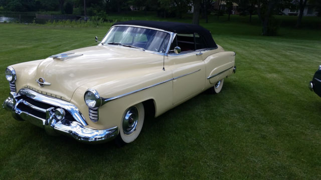 1950 Yellow Oldsmobile Ninety-Eight