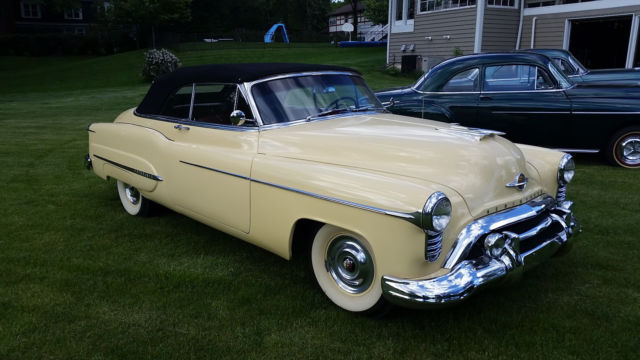 1950 Yellow Oldsmobile Ninety-Eight