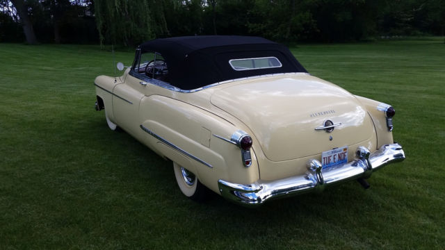 1950 Yellow Oldsmobile Ninety-Eight