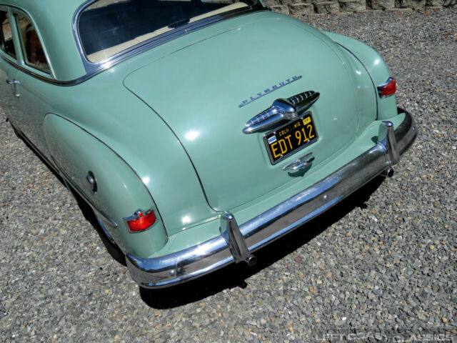 1950 Green Plymouth Deluxe Coupe