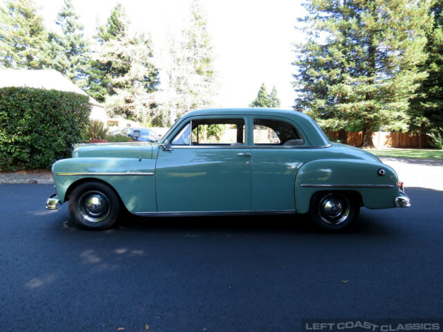 1950 Green Plymouth Deluxe Coupe