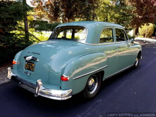 1950 Green Plymouth Deluxe Coupe