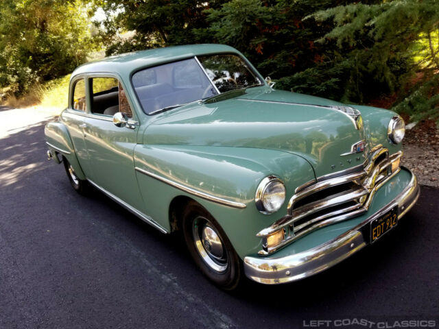 1950 Green Plymouth Deluxe Coupe