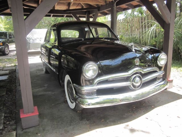 1950 Black Ford Tudor Sedan