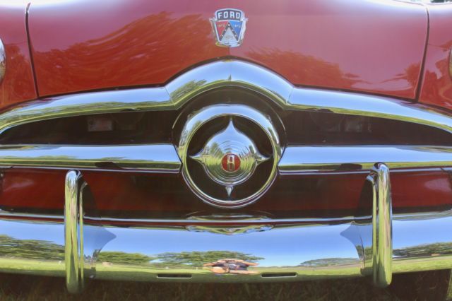 1950 Red Ford Convertible Convertible