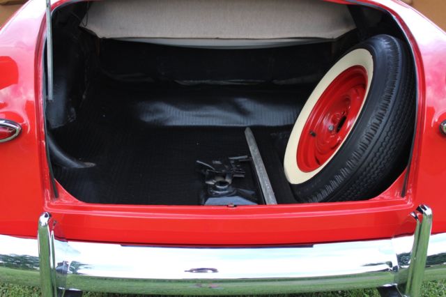 1950 Red Ford Convertible Convertible