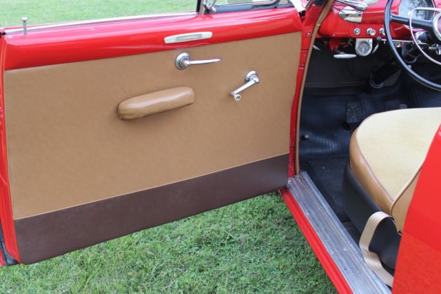 1950 Red Ford Convertible Convertible