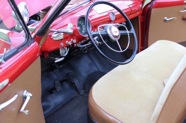 1950 Red Ford Convertible Convertible
