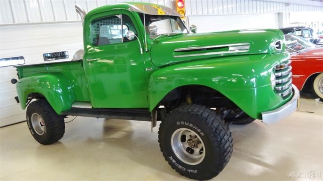 1950 Green Ford F-2 4X4 Pickup Truck
