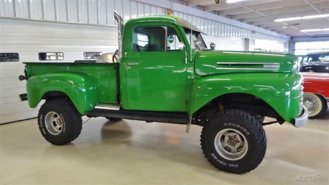 1950 Green Ford F-2 4X4 Pickup Truck