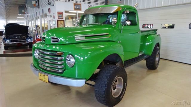 1950 Green Ford F-2 4X4 Pickup Truck