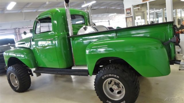 1950 Green Ford F-2 4X4 Pickup Truck