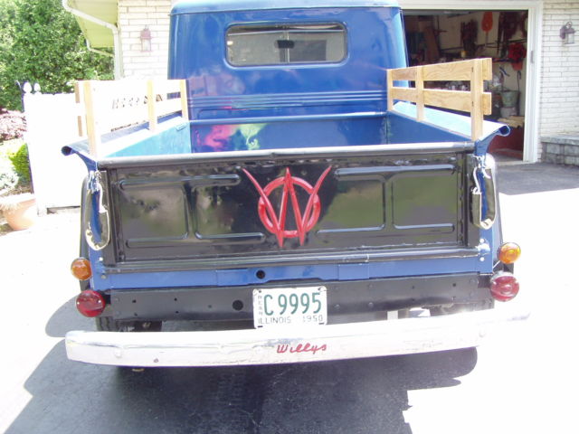 1950 Blue Willys pickup pickup