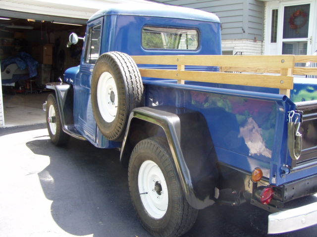 1950 Blue Willys pickup pickup