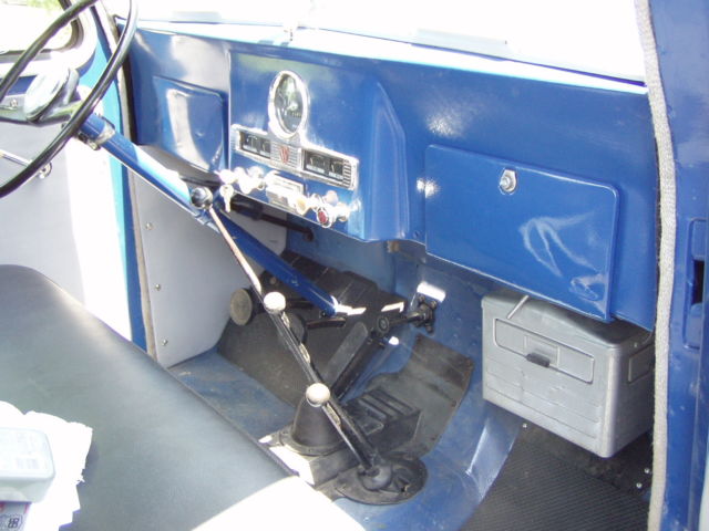 1950 Blue Willys pickup pickup