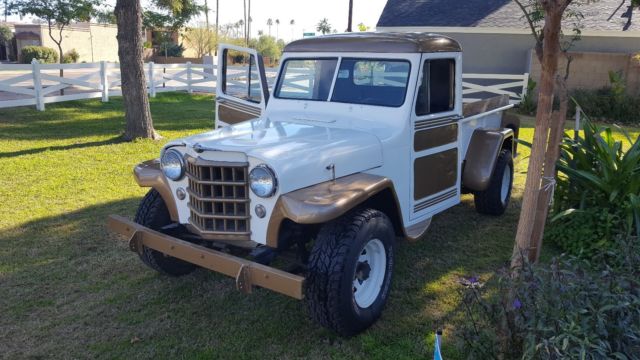 1950 White Willys Truck Standard Cab Pickup