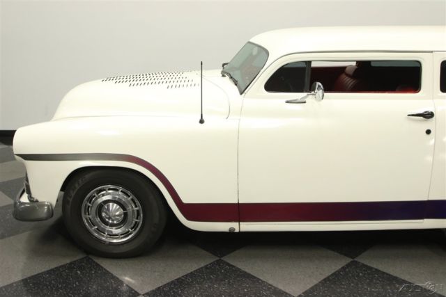 1951 White Plymouth Custom