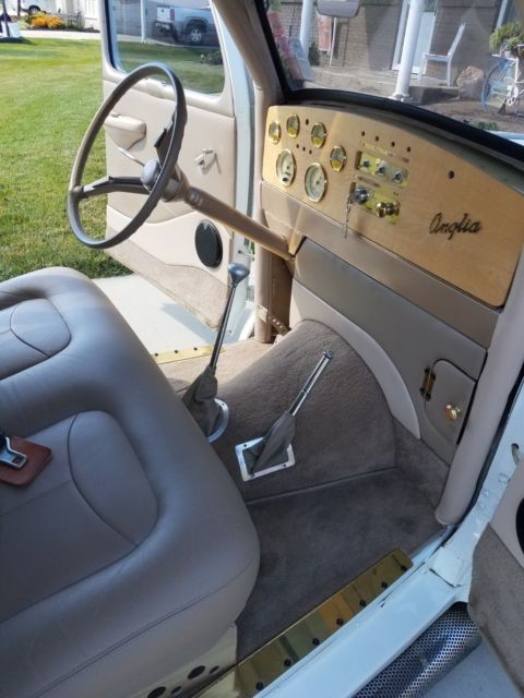 1951 White Ford Anglia