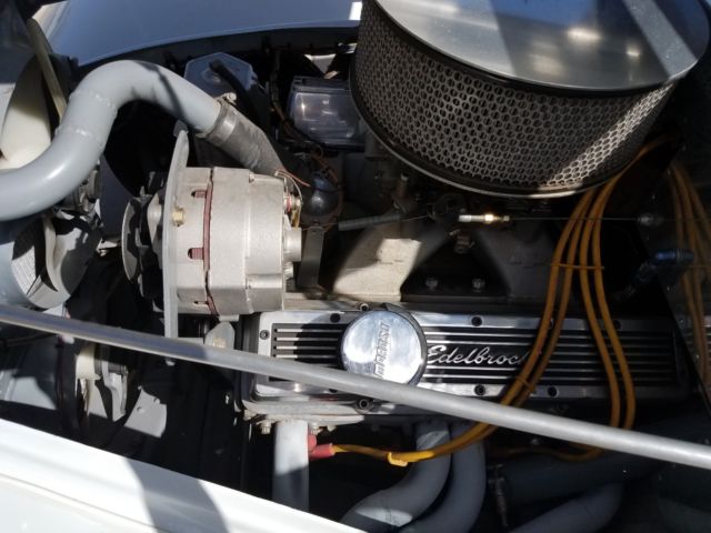 1951 White Ford Anglia