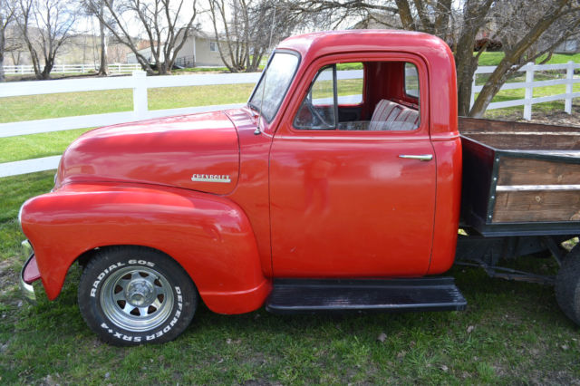 1951 Red Chevrolet Other Pickups Flat bed