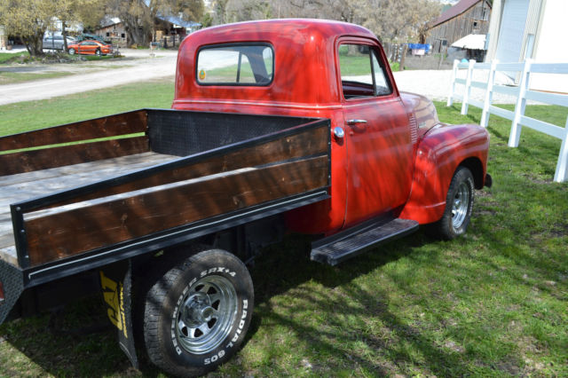 1951 Red Chevrolet Other Pickups Flat bed
