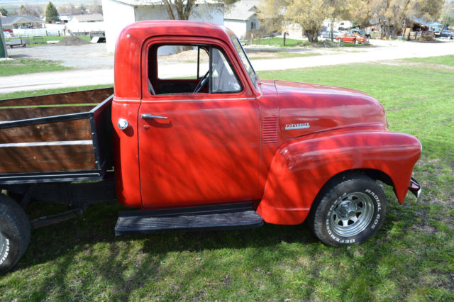 1951 Red Chevrolet Other Pickups Flat bed