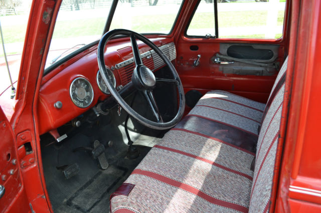 1951 Red Chevrolet Other Pickups Flat bed
