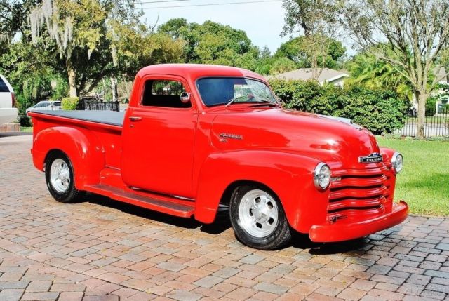 1951 Red Chevrolet 3100 Pickup Truck