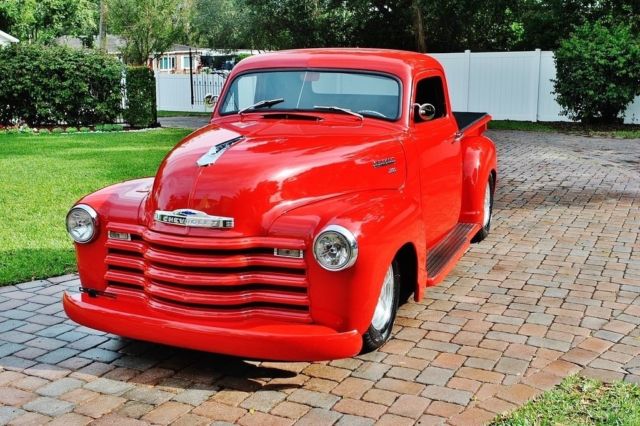1951 Red Chevrolet 3100 Pickup Truck
