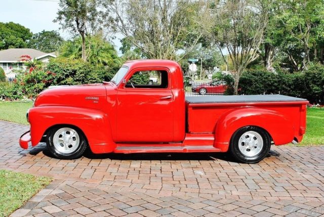 1951 Red Chevrolet 3100 Pickup Truck
