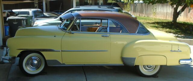 1951 Yellow Chevrolet Bel Air/150/210 Coupe