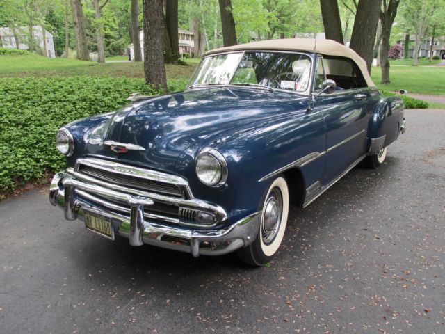 1951 Blue Chevrolet convertible Convertible