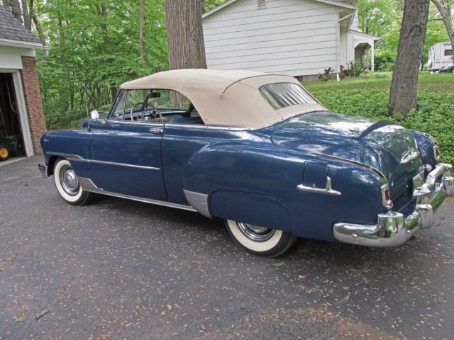 1951 Blue Chevrolet convertible Convertible