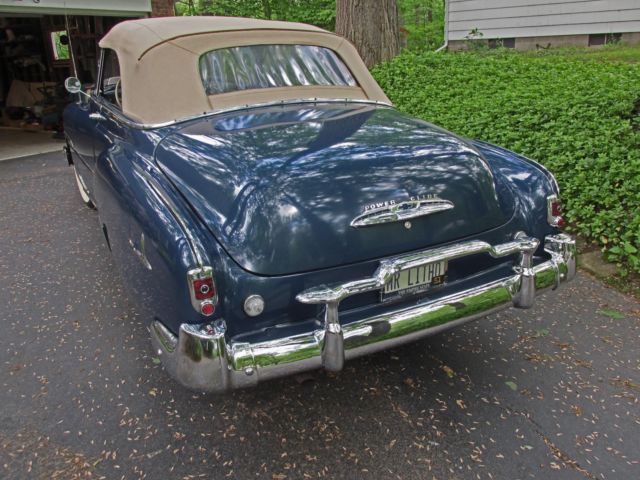 1951 Blue Chevrolet convertible Convertible